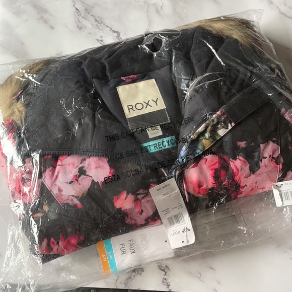 🔥ROXY American Pie Snow Jacket for Girls NWT - Picture 6 of 7